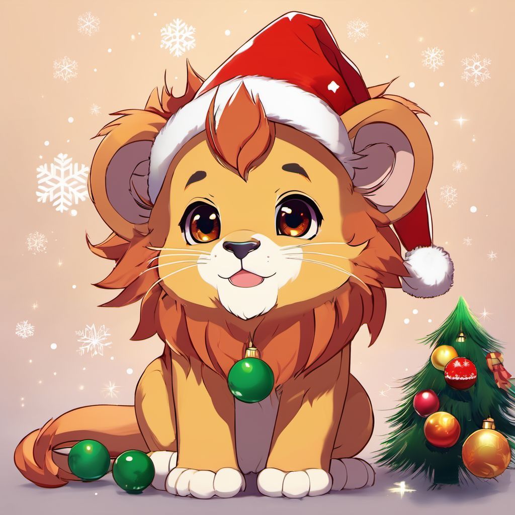 Christmas Lion