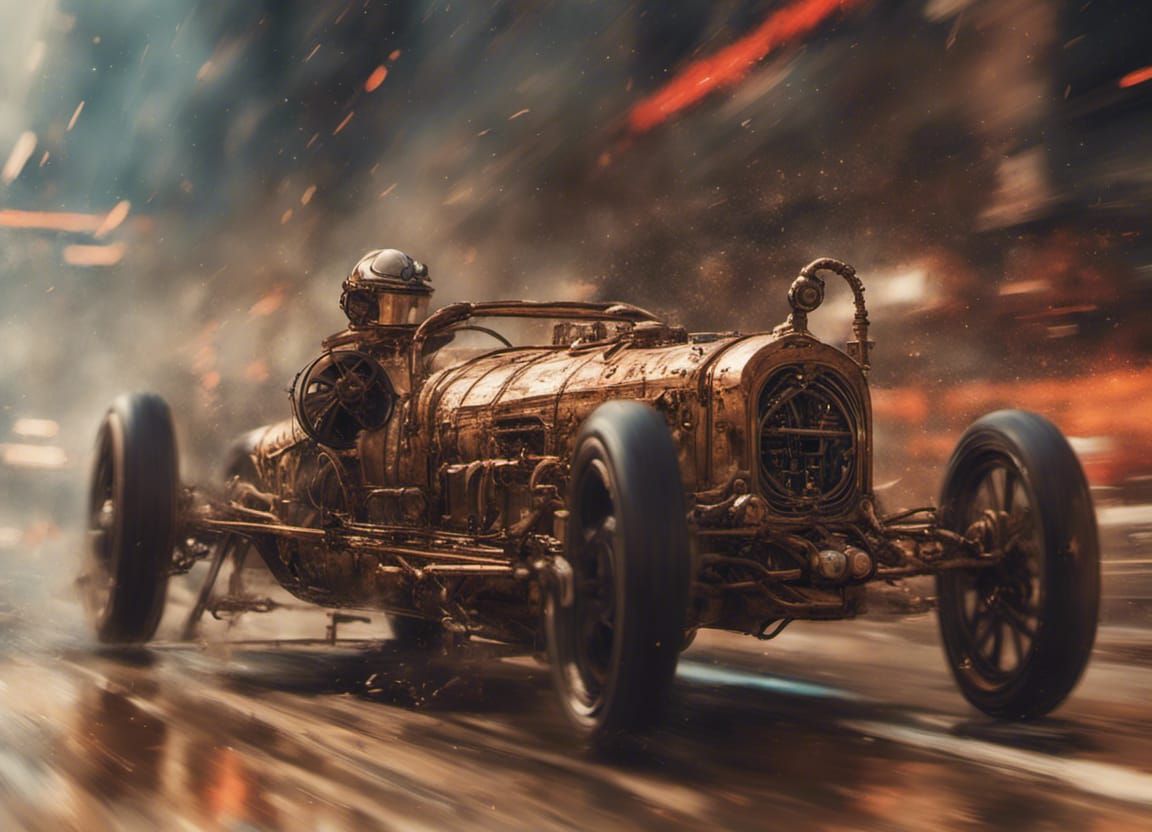 Steampunk race  by @SiNn3D