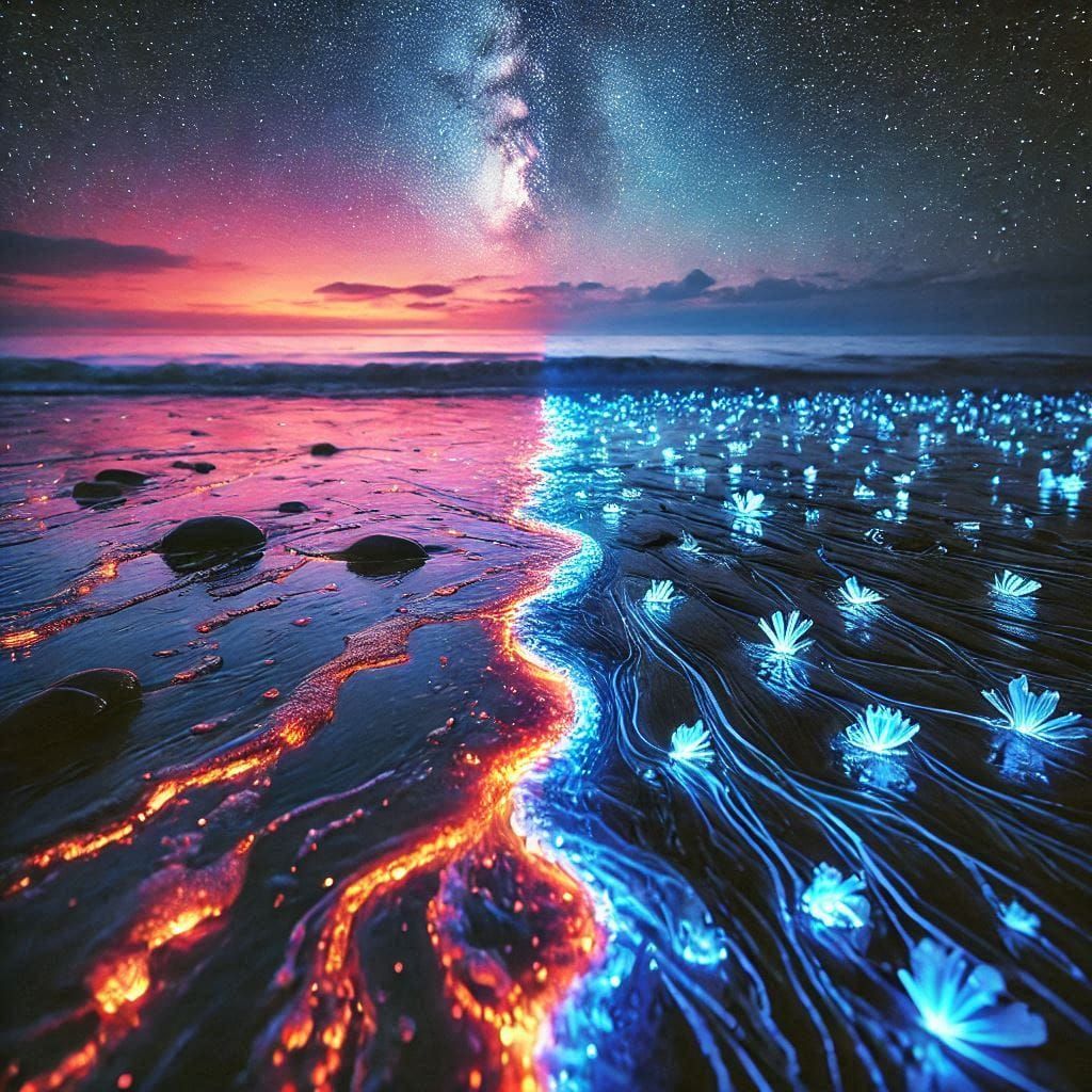 Bioluminescent battle