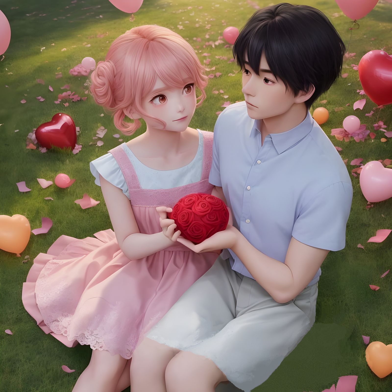 -This is for you. -Really? -It's beautiful.