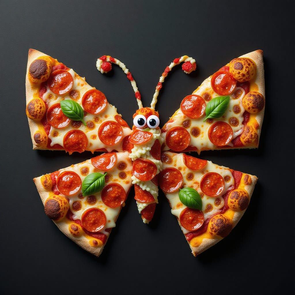 "Why am I made of pizza??"