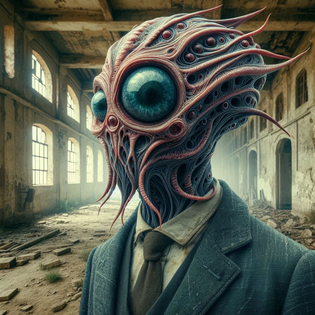 Classified alien portraits. Poolpfik