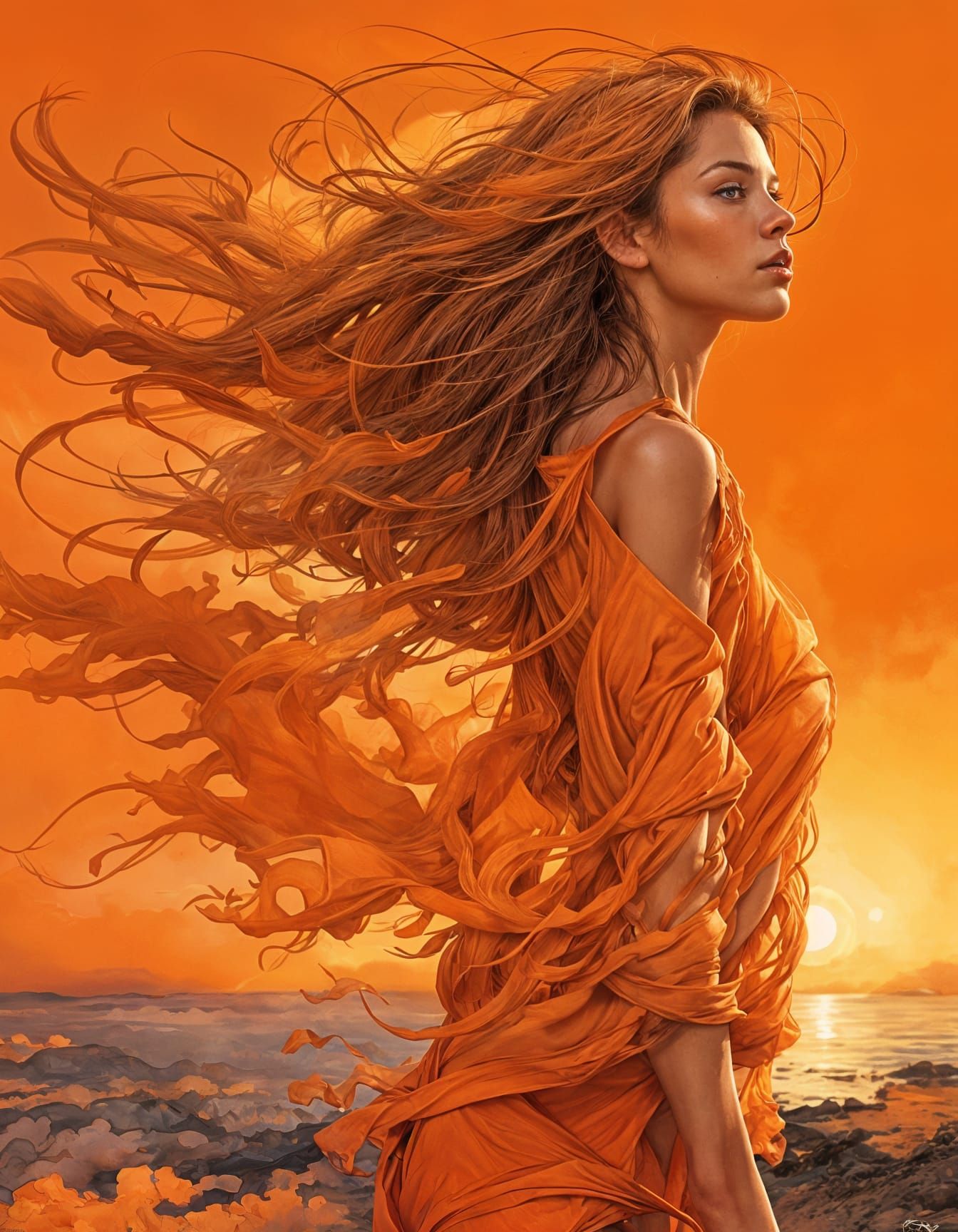 Orange (Clarity Upscale 50%)