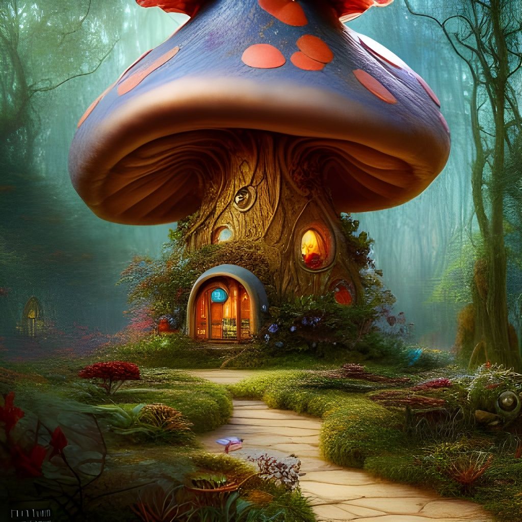 Inviting Mushroom House undefined
