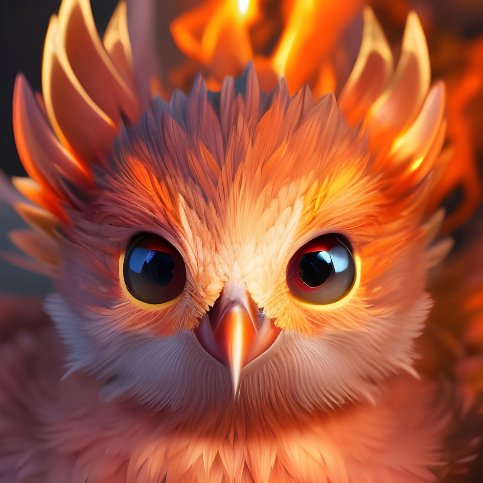 Baby Phoenix  by @Gawy