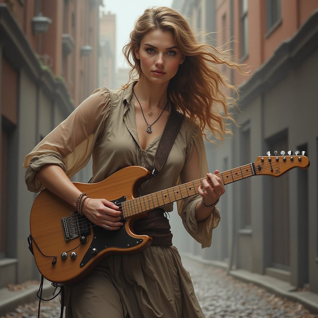 Mystical Flame Ascends to Spiritual Trumpet