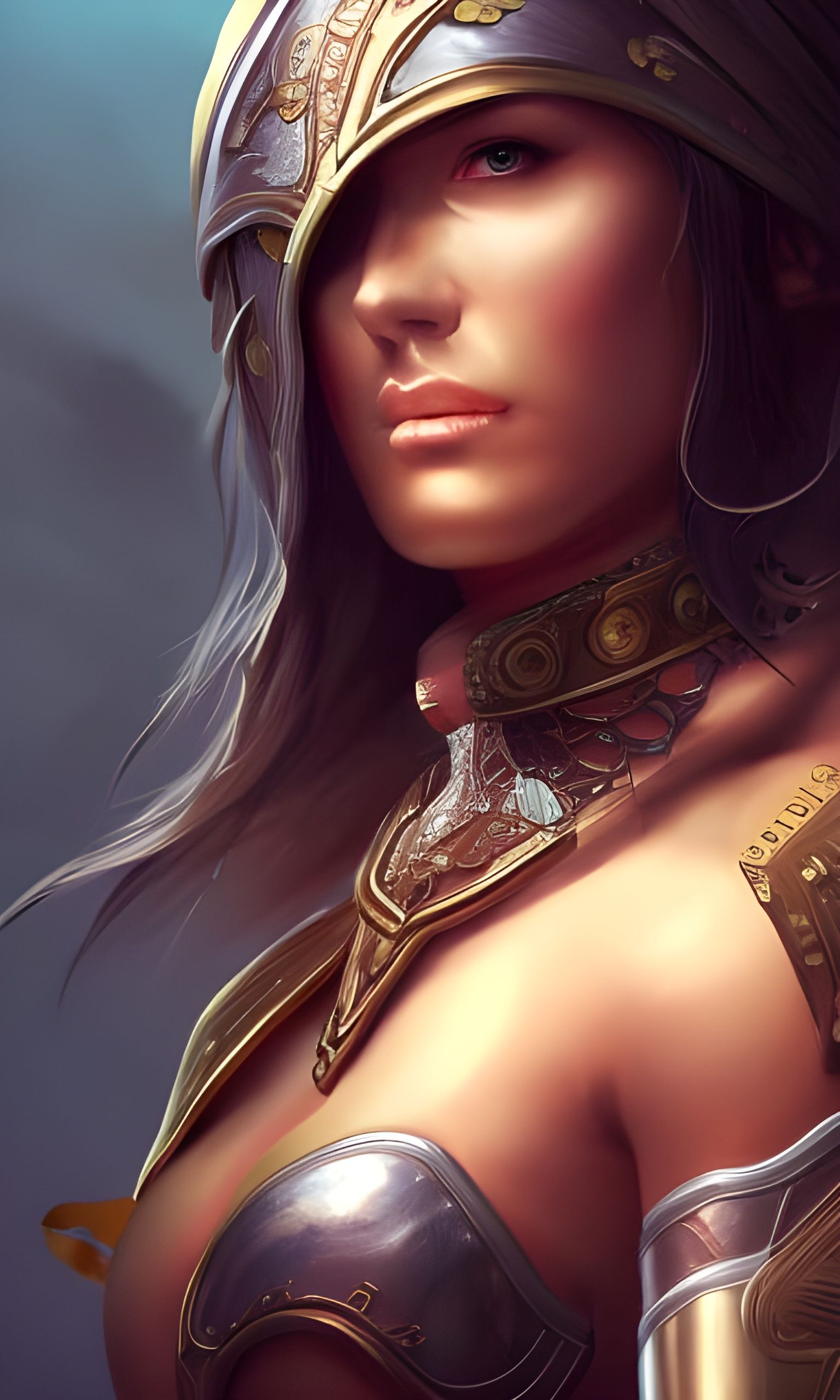Female warrior ! - AI Generated Artwork - NightCafe Creator