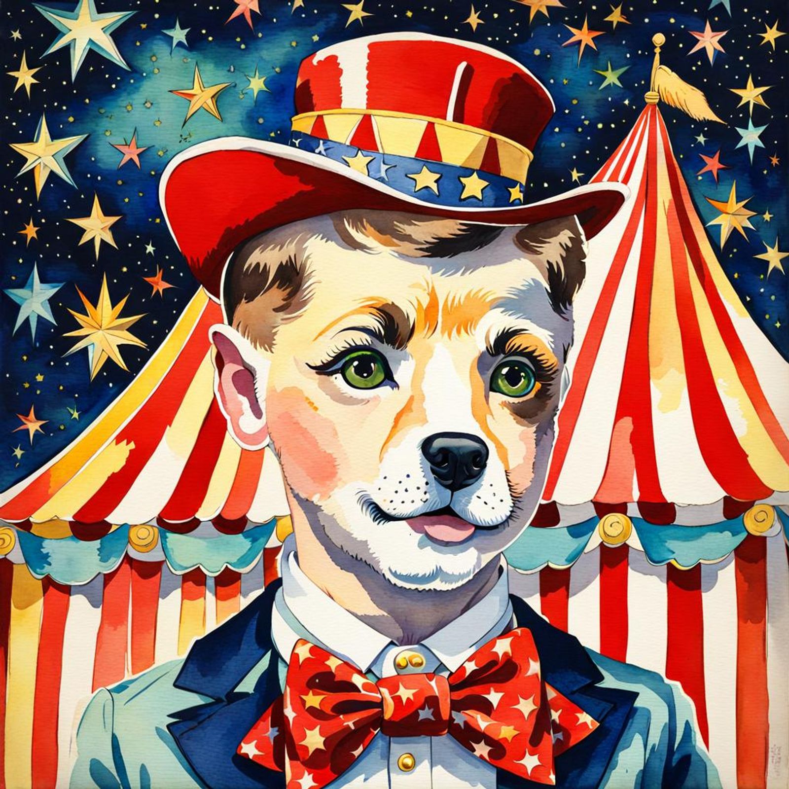 The Dog Faced Boy - AI Generated Artwork - NightCafe Creator