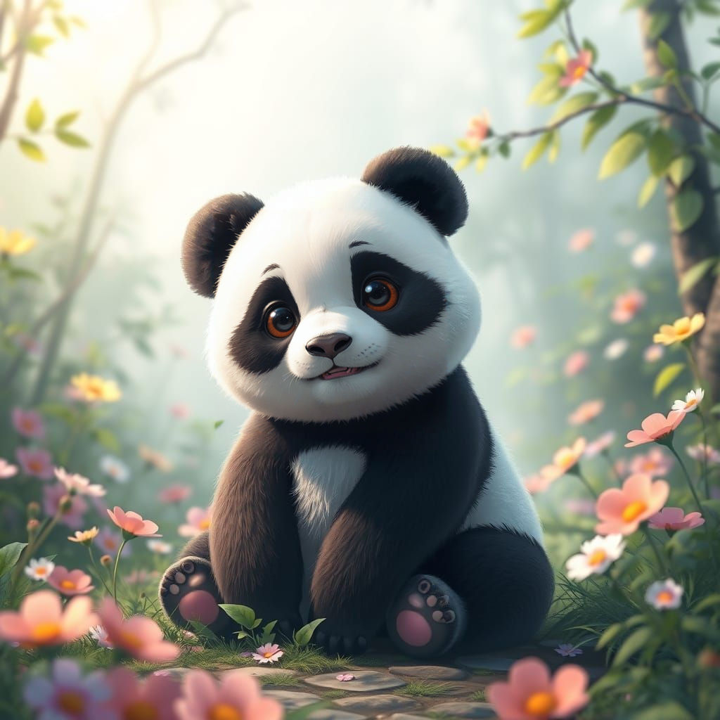 Cute panda