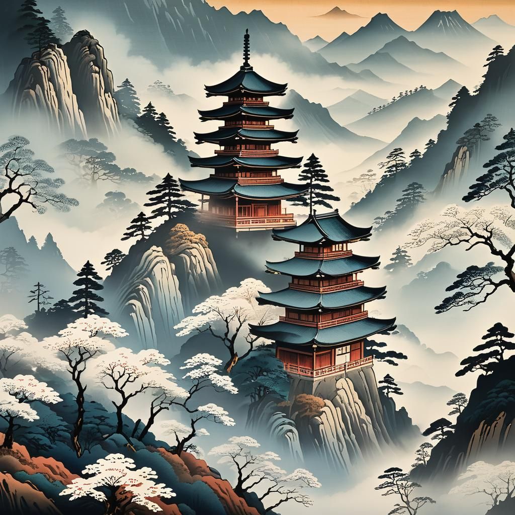 The temple in the moutain