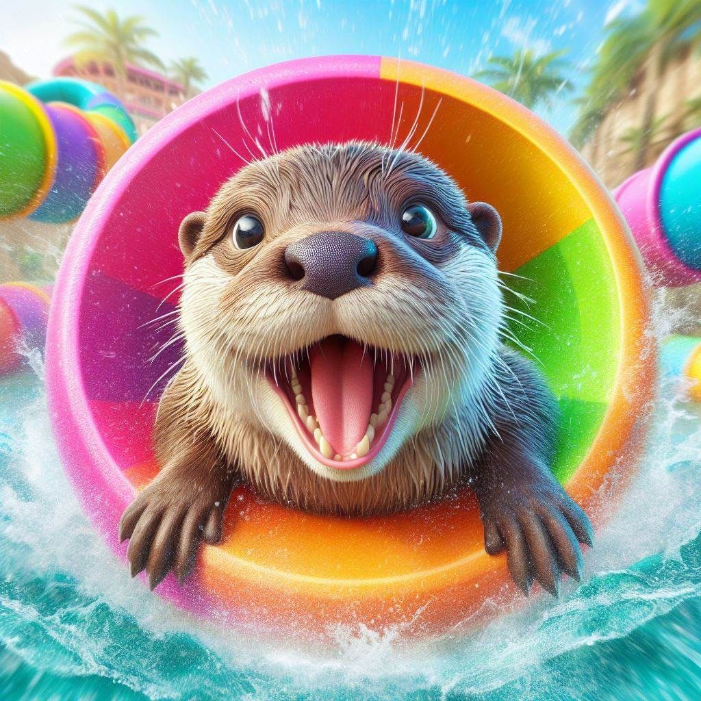 Otter 'load of fun at waterpark series