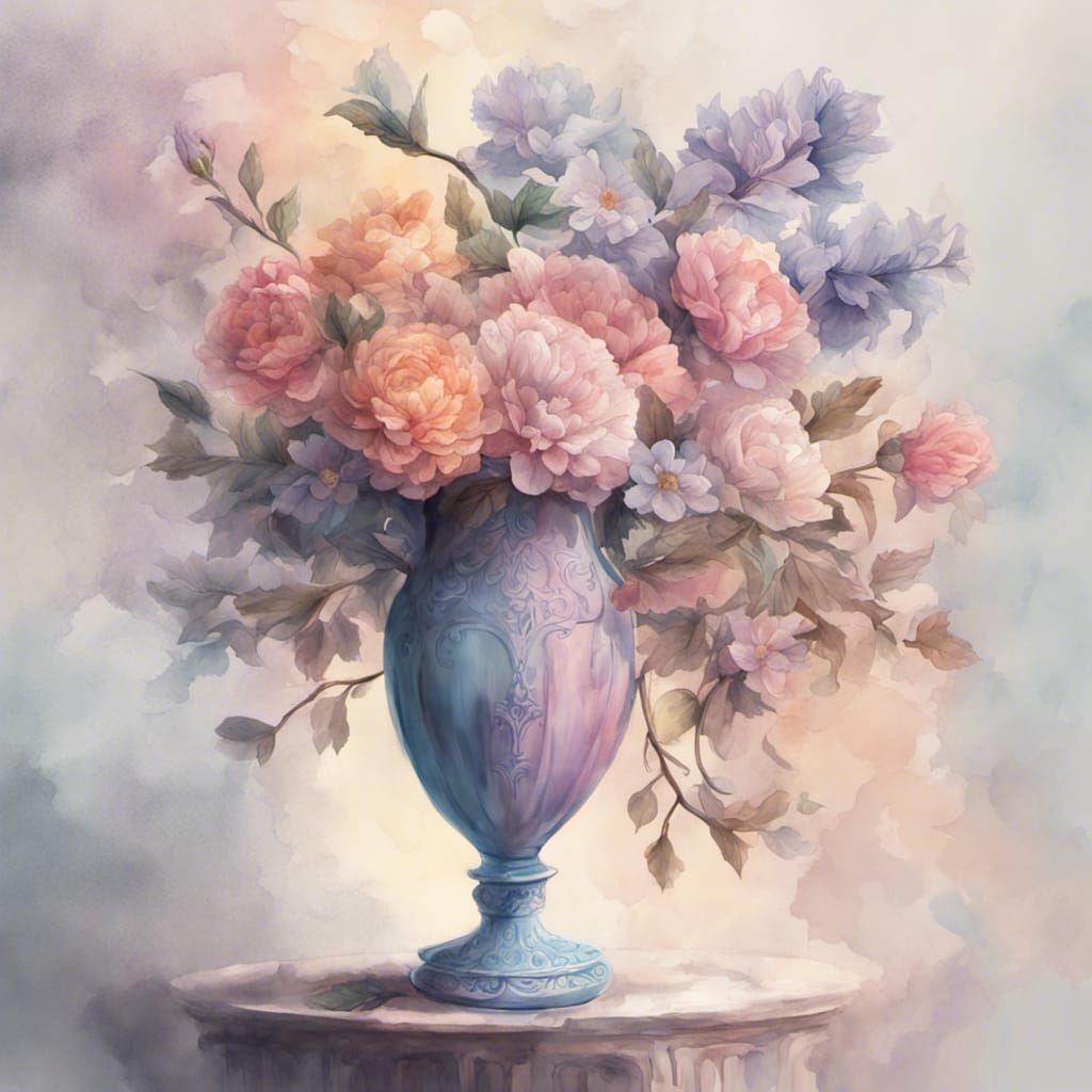 Pastel Flowers  by @GreenNails