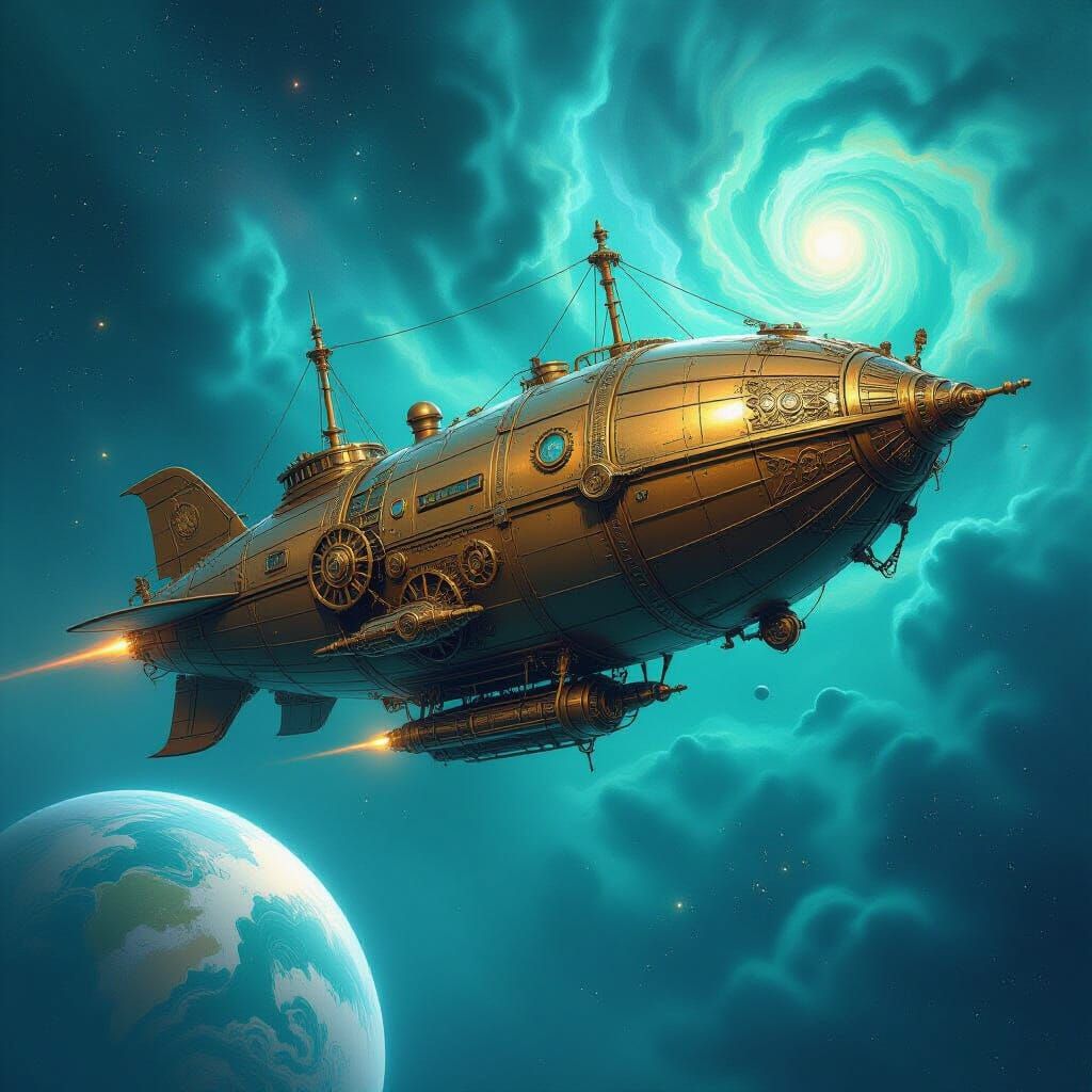 In th far reaches of Space, the old engine clunked along