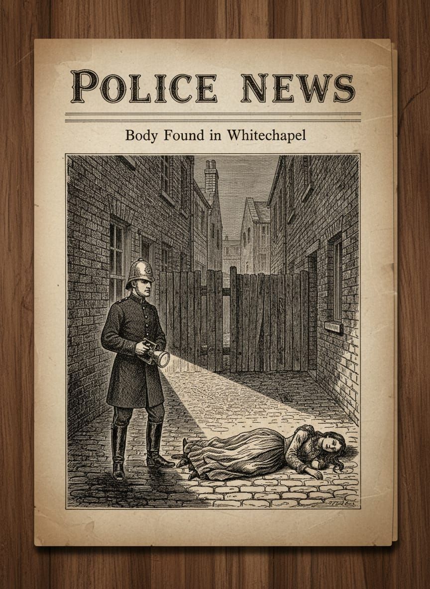 The “Police News” Whitechapel 1888  by @DaveyJ