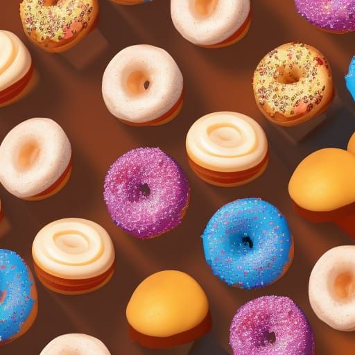 Challenge: Donuts - AI Generated Artwork - NightCafe Creator