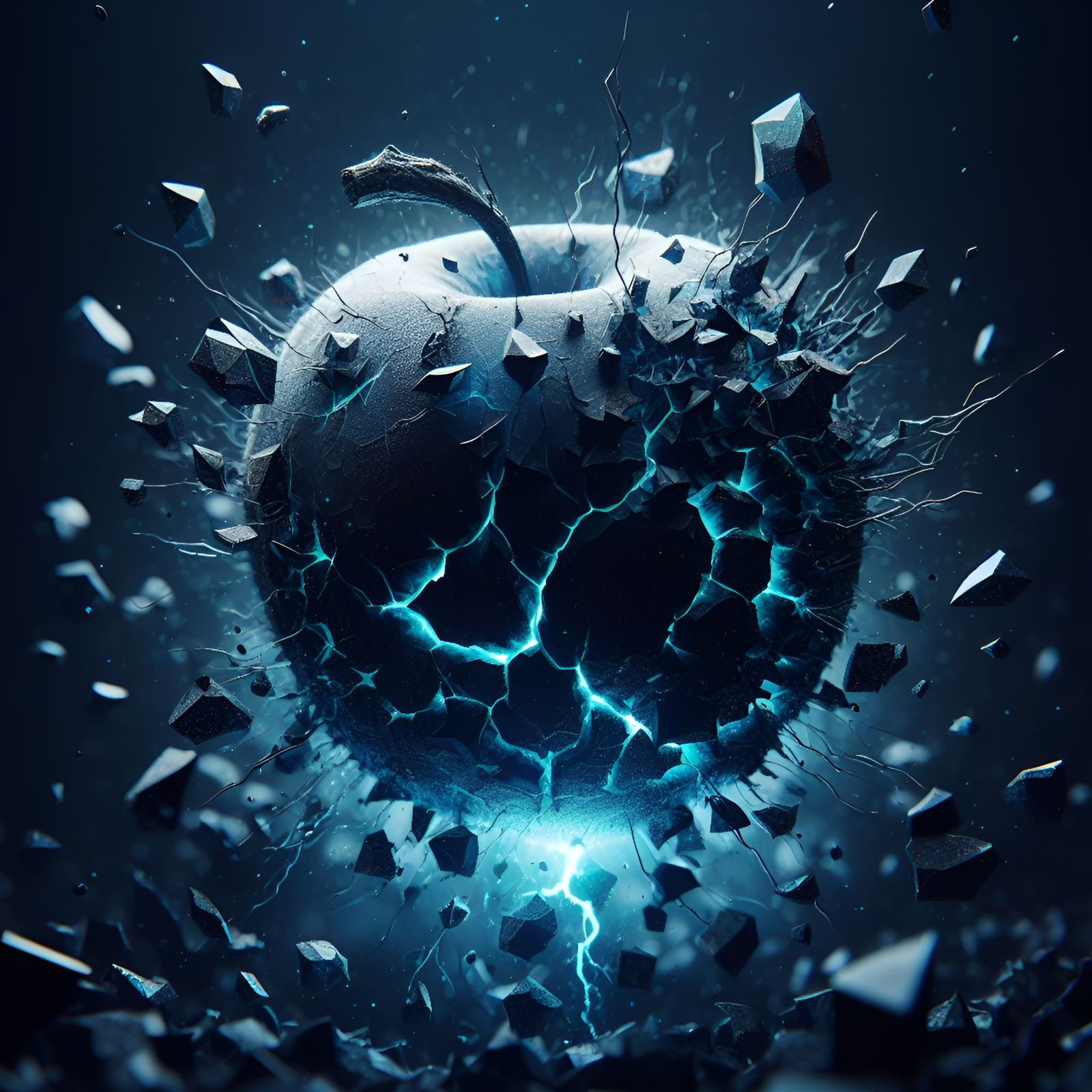 Fractured Apple