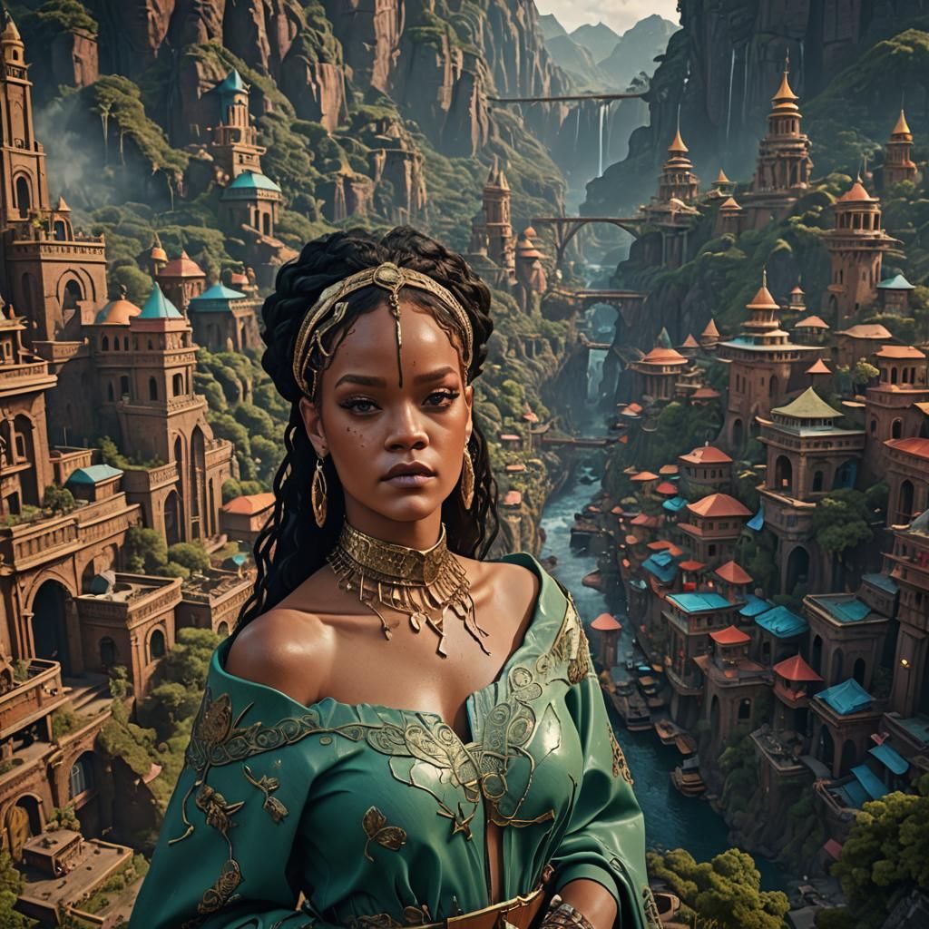 Rihanna en paréo