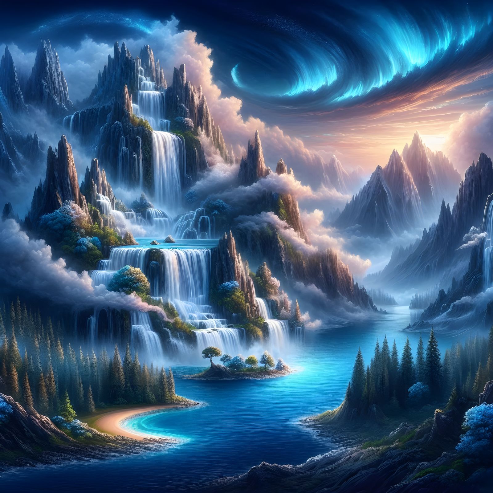 AURA BORELIS AND THE LAKE