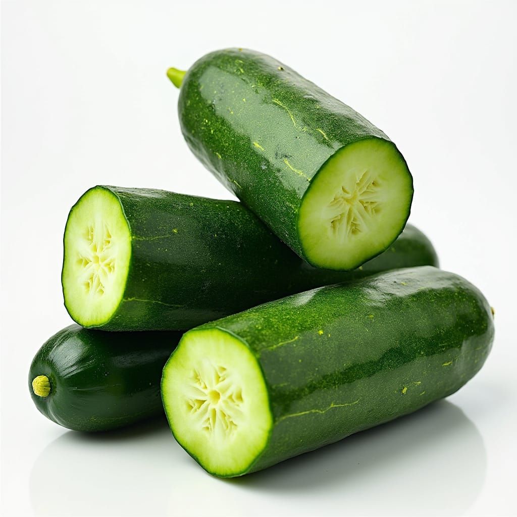 Pentagram cucumbers