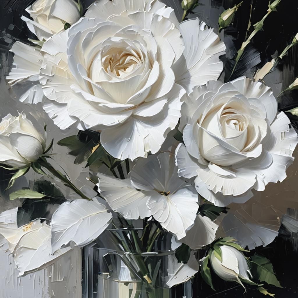 White roses