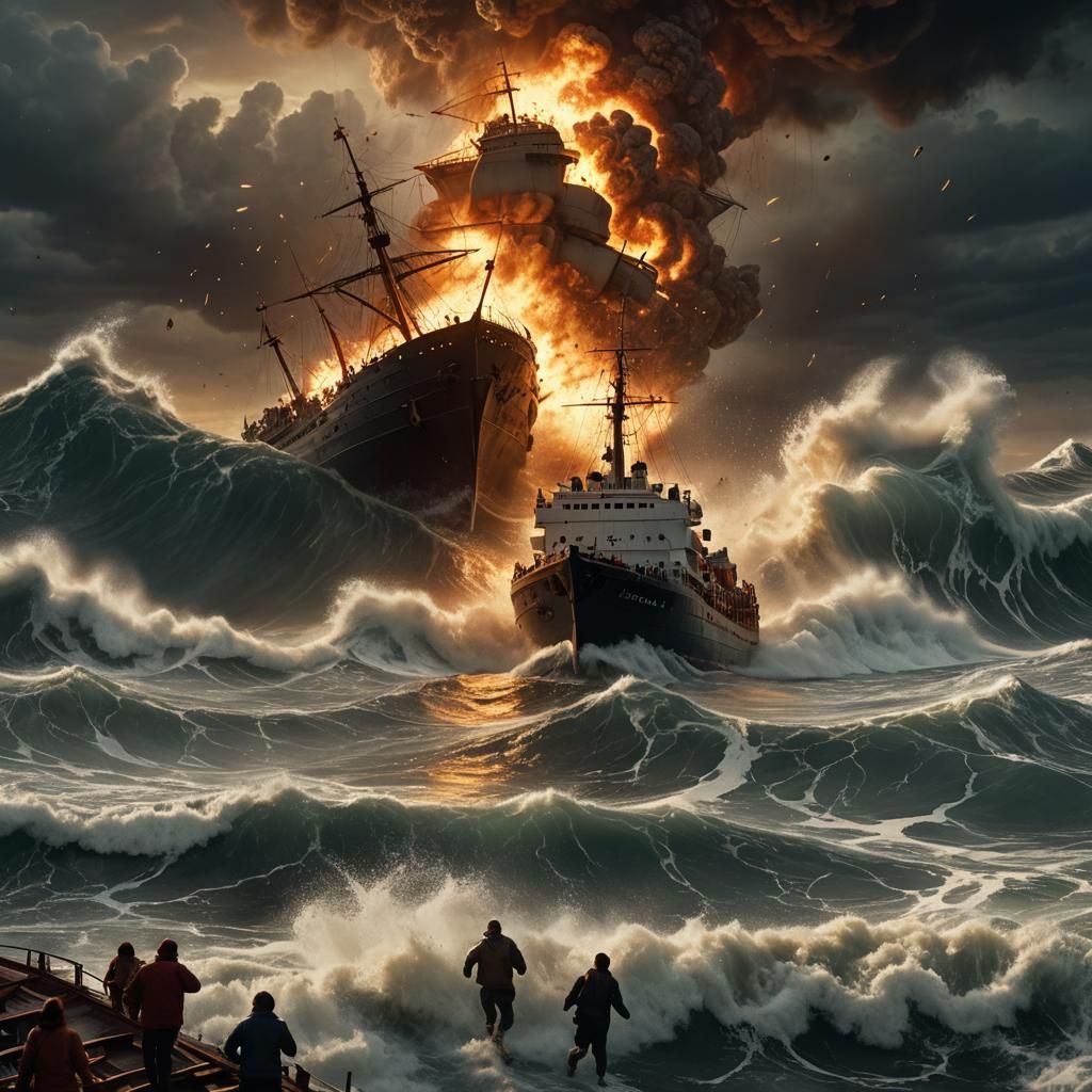 The Destructive Waves of the Ocean  by @MsJak2u