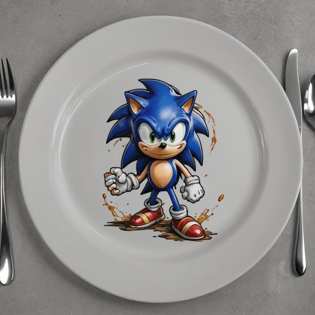 Sonic Tattoo: 8K Resolution Landscape