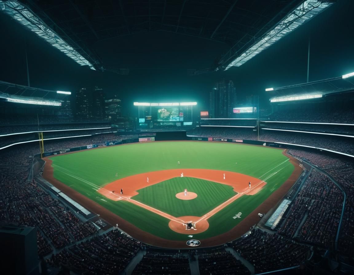 Diamond of the Future: A Baseball Game in a Futuristic, Stat...