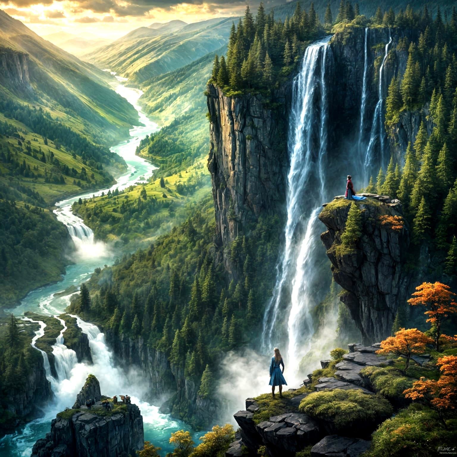 Falling water  by @Kfrdx