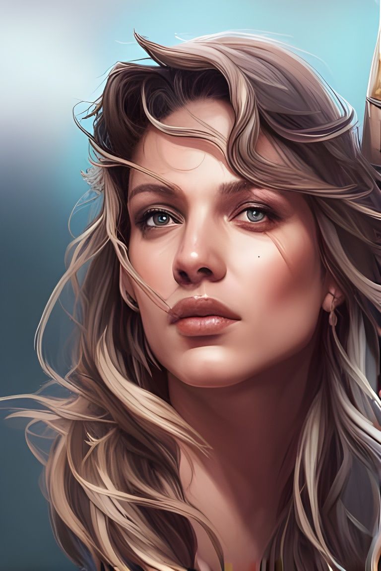 portrait, 8k resolution concept art portrait by Greg Rutkows...
