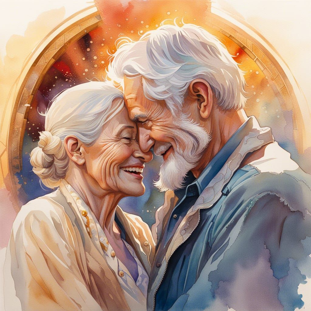 Elderly love.   by @Kim Barkedal