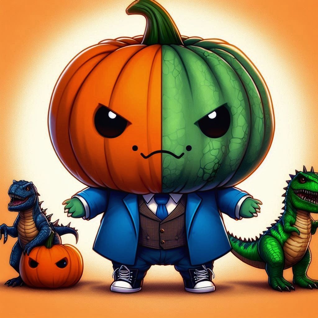 Smashup Jack pumpkin and dragon