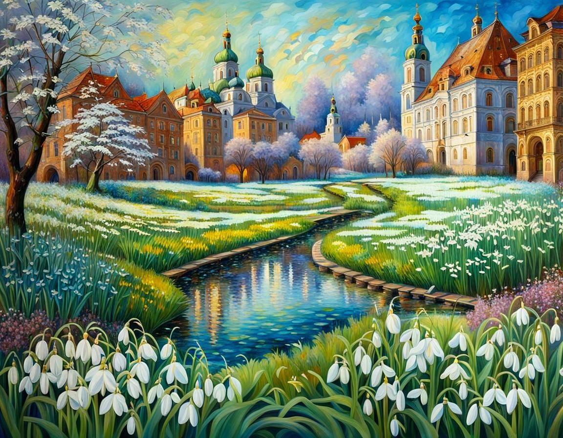 "first Glimpses of Spring",
