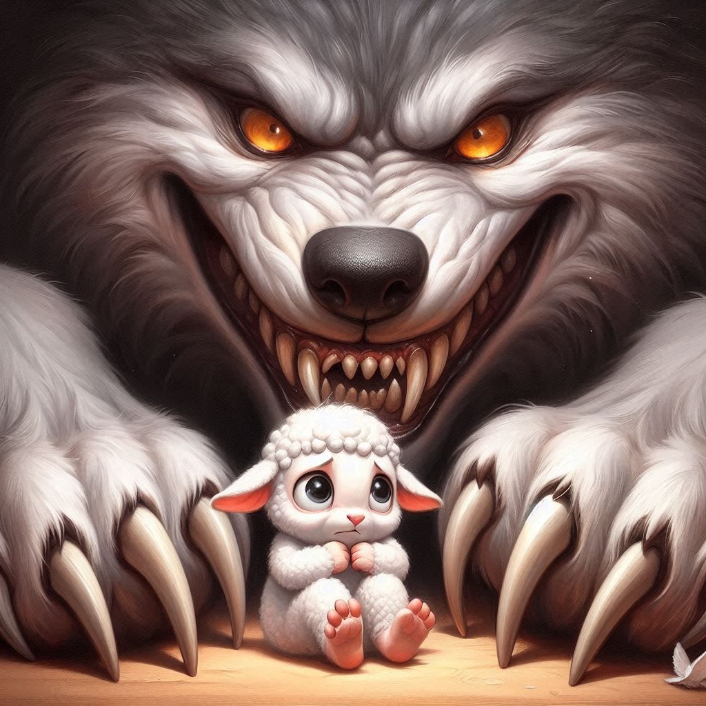 Please don't Mr wolf