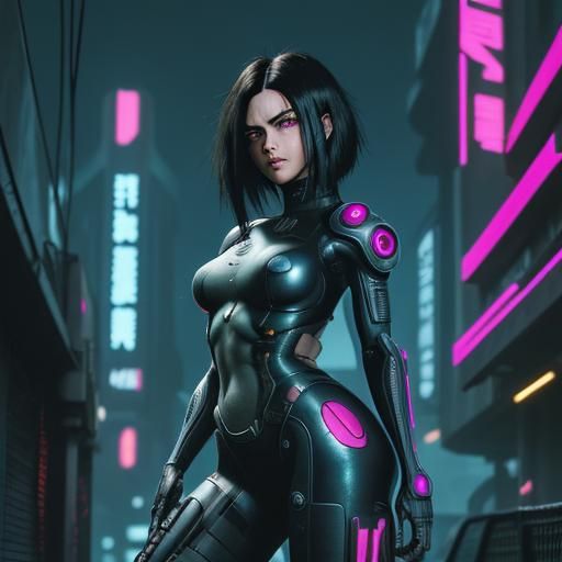 Battle Angel Alita - AI Generated Artwork - NightCafe Creator