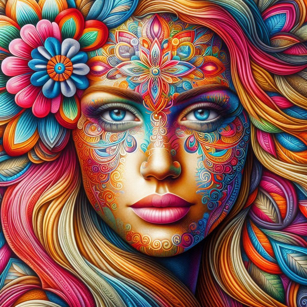 Mandala portrait