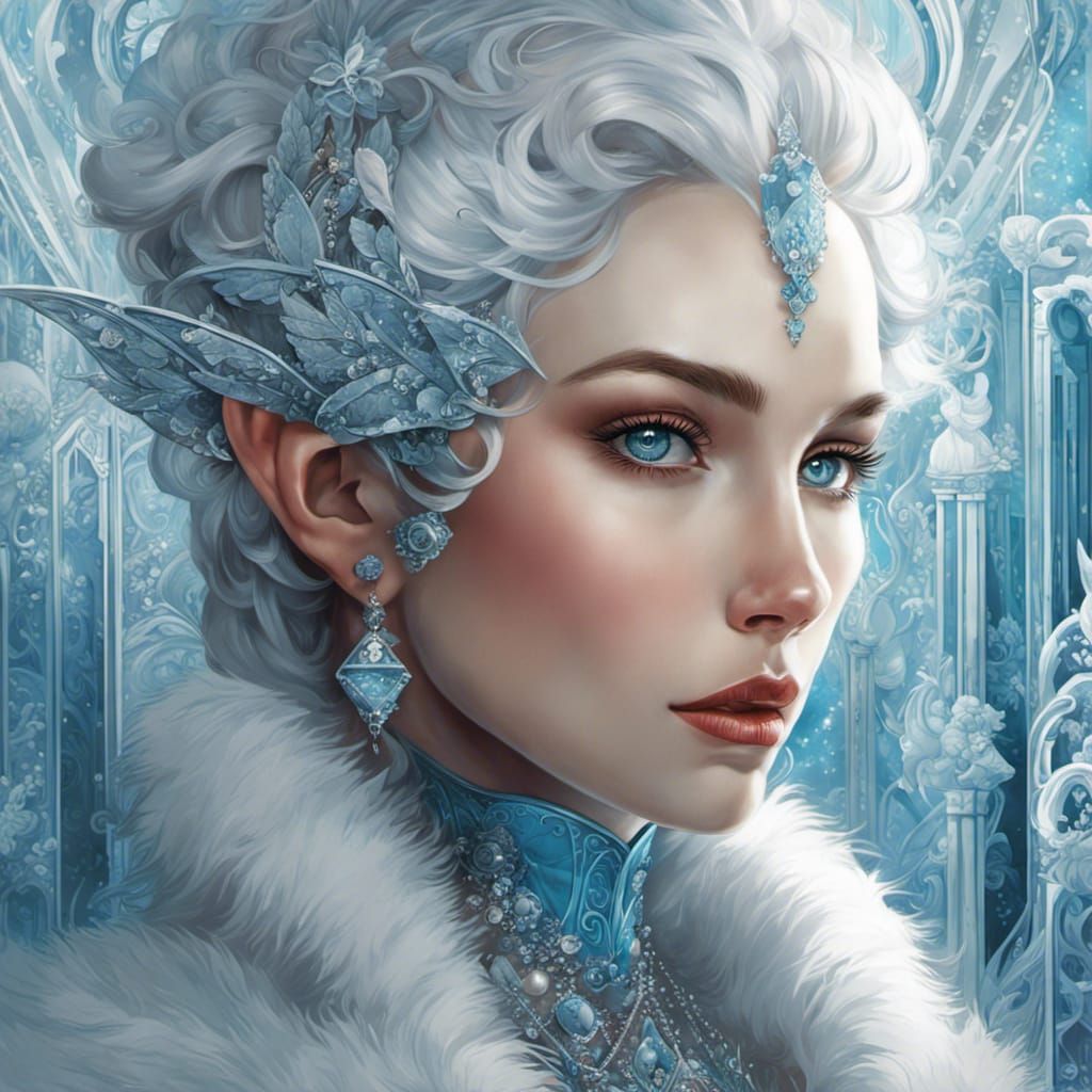 Snow Elf - AI Generated Artwork - NightCafe Creator