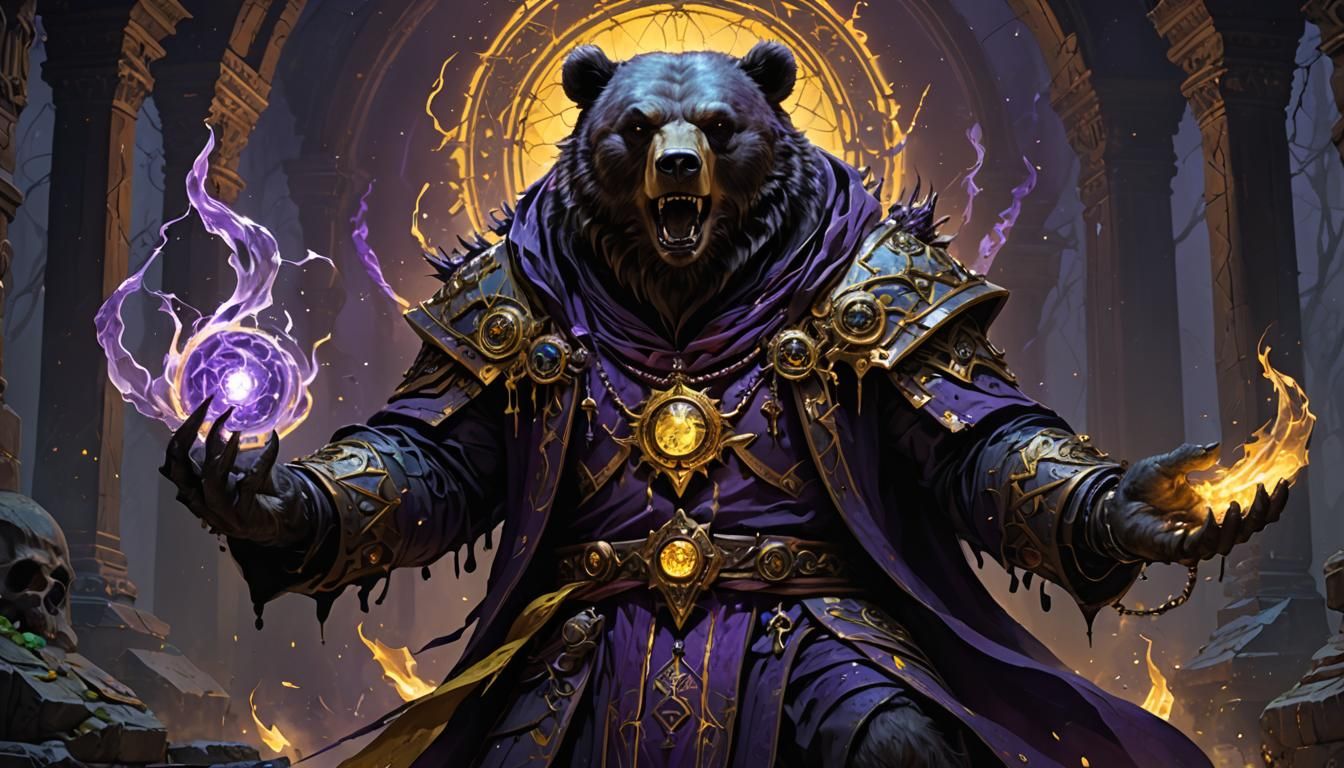 Voidlord Bear - AI Generated Artwork - NightCafe Creator