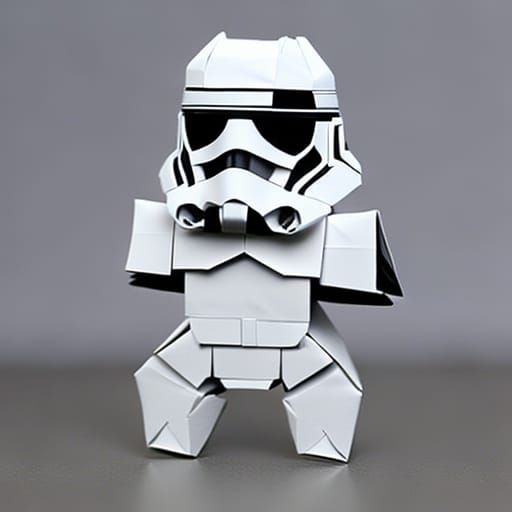 Origami Stormtrooper