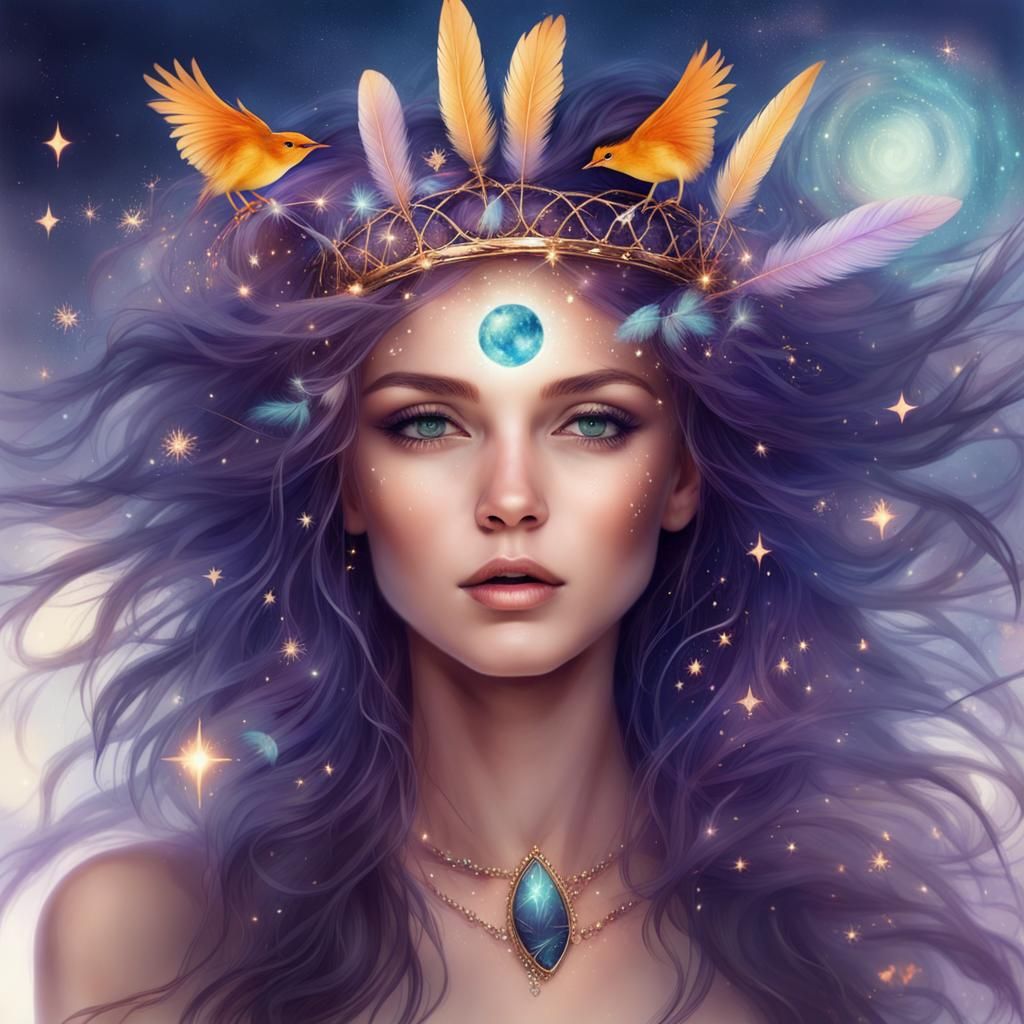 Air Goddess - AI Generated Artwork - NightCafe Creator