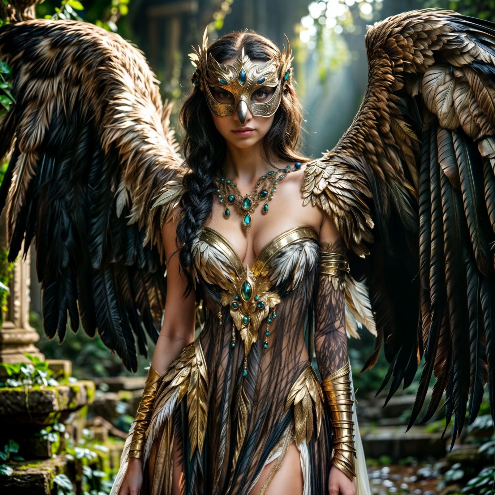 Harpy in ruins