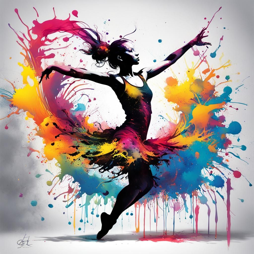 dissolved in the colors of music  by @Papai Julia 