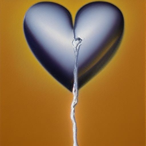 Heartbreak Suicide: An Oil Painting of Despair