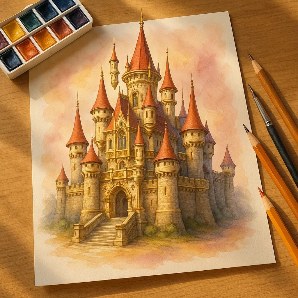 ציור של טירה- 1