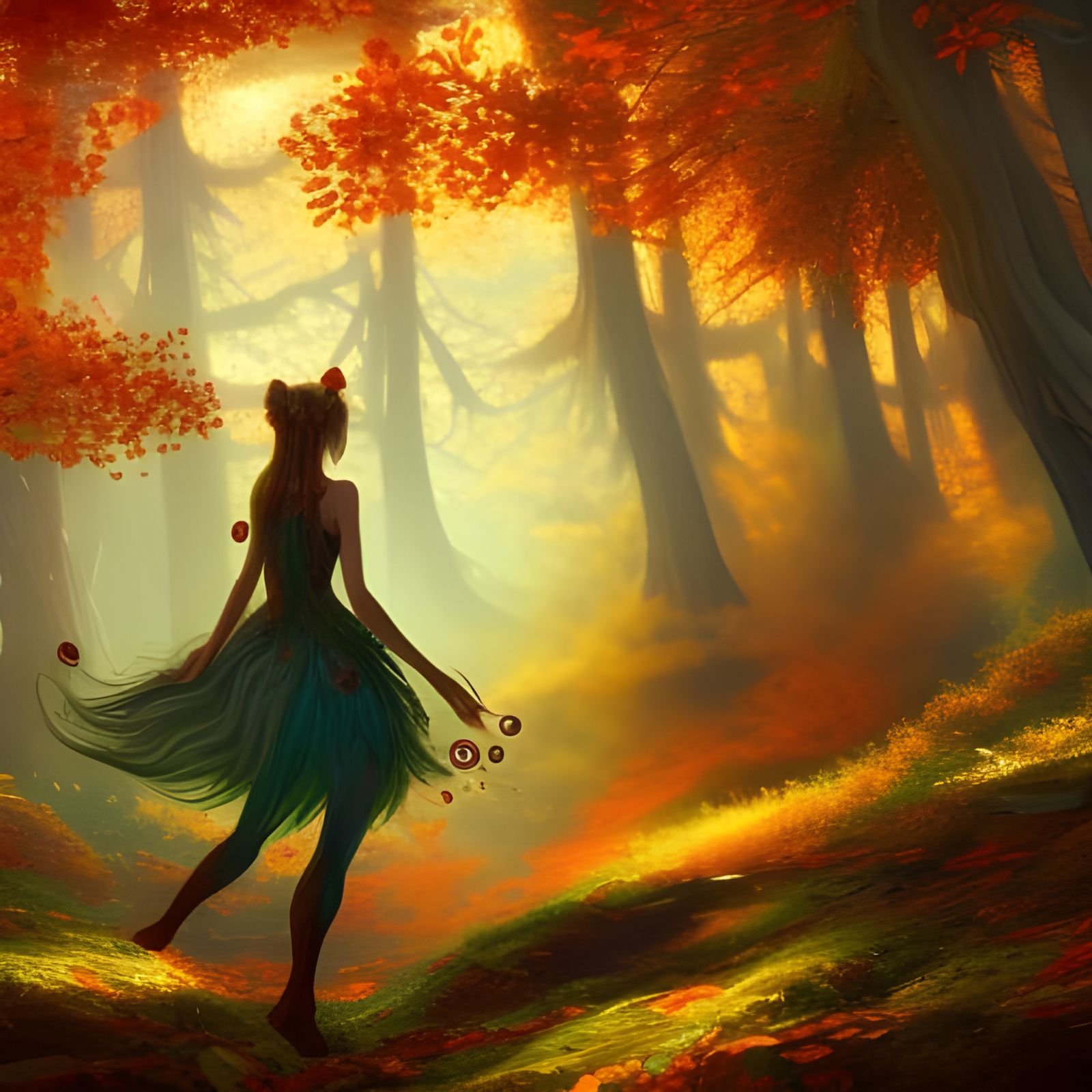 Forest Fairy - Ai Generated Artwork - Nightcafe Creator