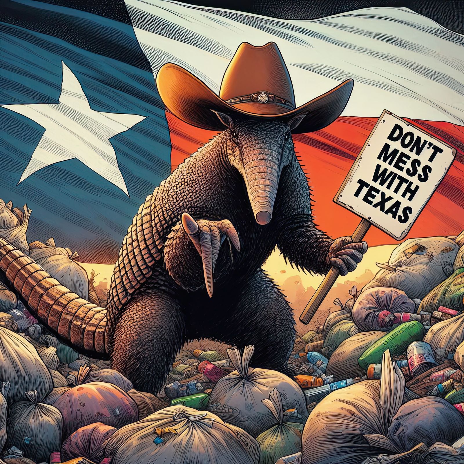 Armadillo - Don't Mess with Texas