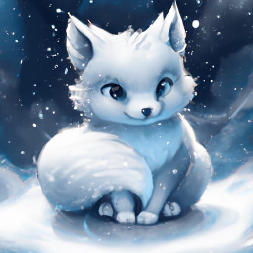 Ninetailed Fox Gumiho Arctic Fox Kitsune PNG Clipart Animals Anime  Wolf Arctic Fox Art Demon