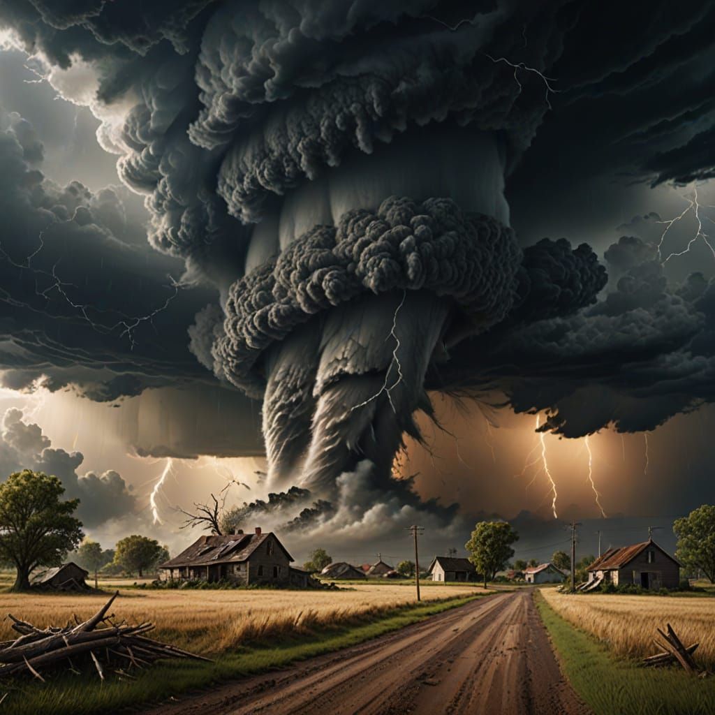 tornado  by @Thunder Cube