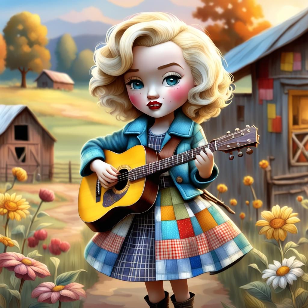 cute Chibi Marilyn Monroe