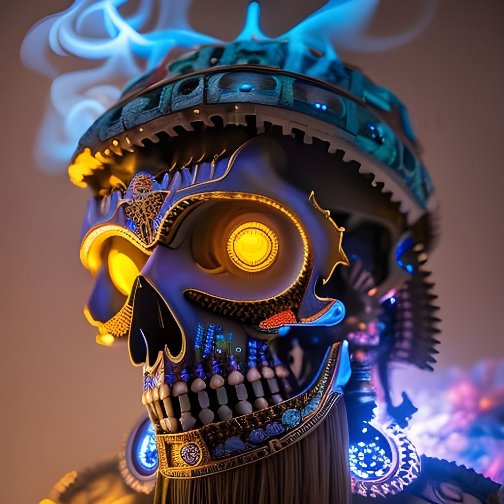 Skull king - AI Generated Artwork - NightCafe Creator