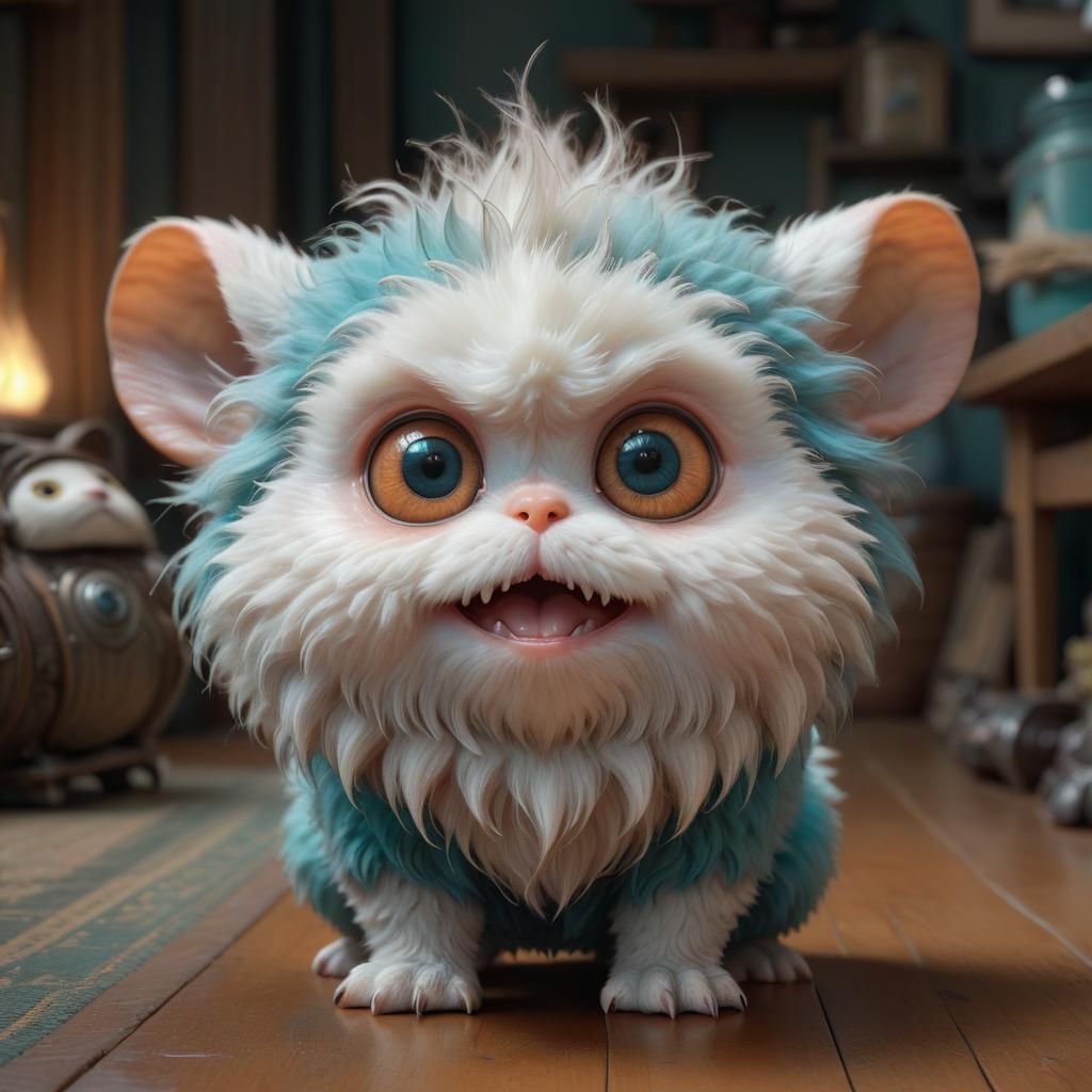 Cute little monster AI Generated Artwork NightCafe Creator